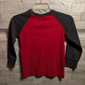 Crazy 8 Red and Black Kids Raglan Shirt Size Small 5/6
